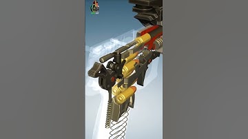 3D Pistol Mechanism Explained | How a Pistol Works in 3D Animation