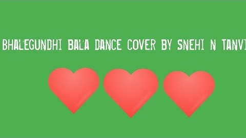 Bhalegundhi bala dance cover by snehitha... ❤️❤️❤️