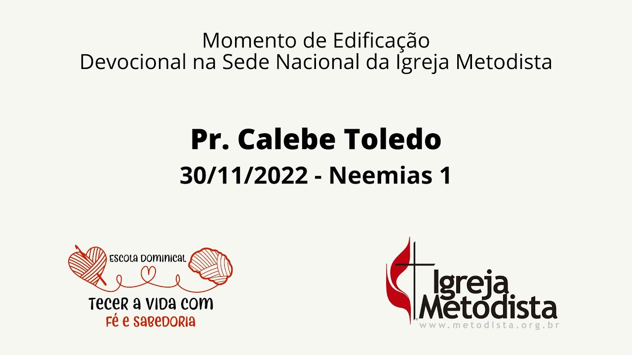 Devocional com Pastor Calebe Toledo