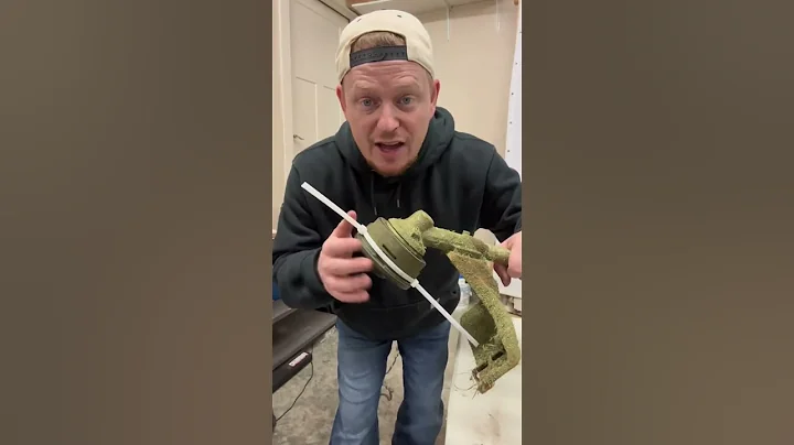 How to restring a weed eater wow 🤯🤯 #shortsvideo