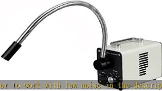 Amscope Led-20Ws 20W Led Fiber Optic Single Gooseneck Light Microscope Illuminator