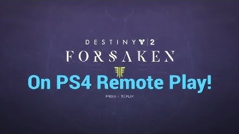 Destiny 2 On PS4