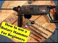 How to use a Rotary Hammer For beginners (Diy Tool School Episode #10)