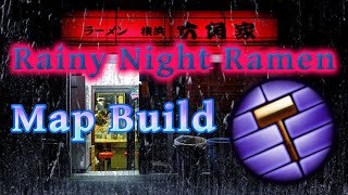 Rainy Night Ramen Shop Hammer Map Build Consultation #Blocktober