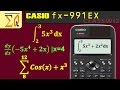 Casio Classwiz FX-991EX FX-87DEX FX-570EX Evalueate Integral, Derivative and Summation