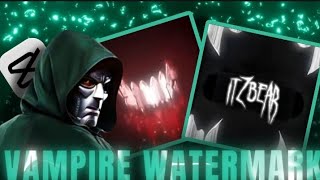 How to Make a Vampire Watermark in CapCut