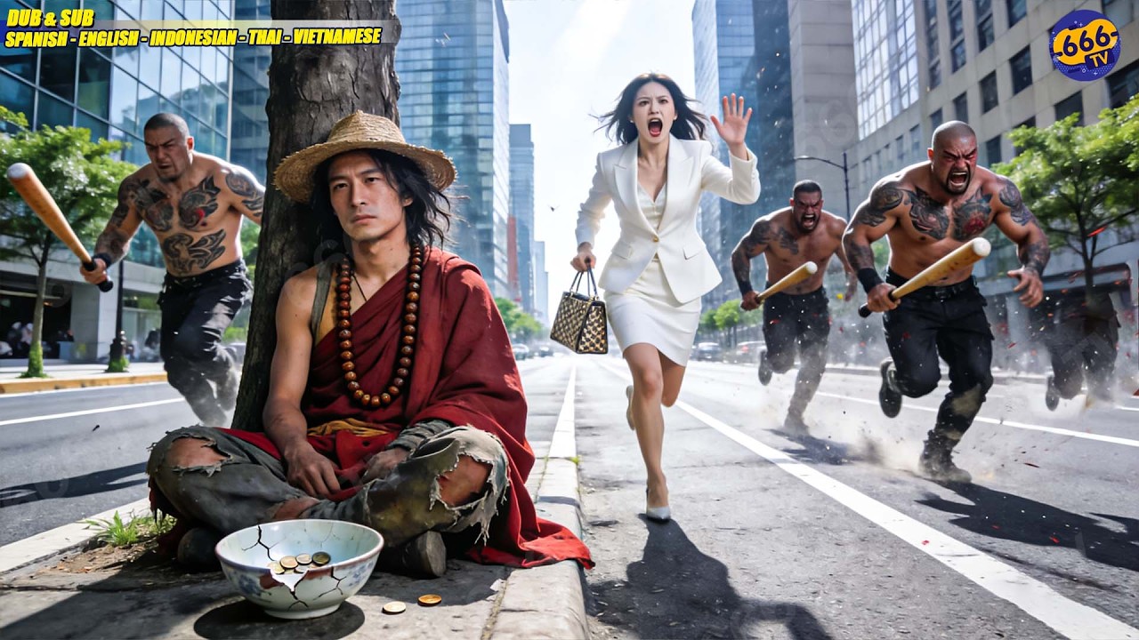 El Mendigo Que Recoge Basura Resulta Ser Dios De La Guerra Y Salva A La CEO De Los Ladrones