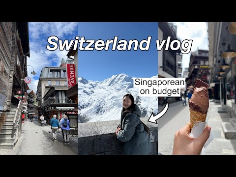 First time in Switzerland🇨🇭Budget travel Itinerary | Zermatt, Bern, Montreux, Matterhorn vlog pt 2