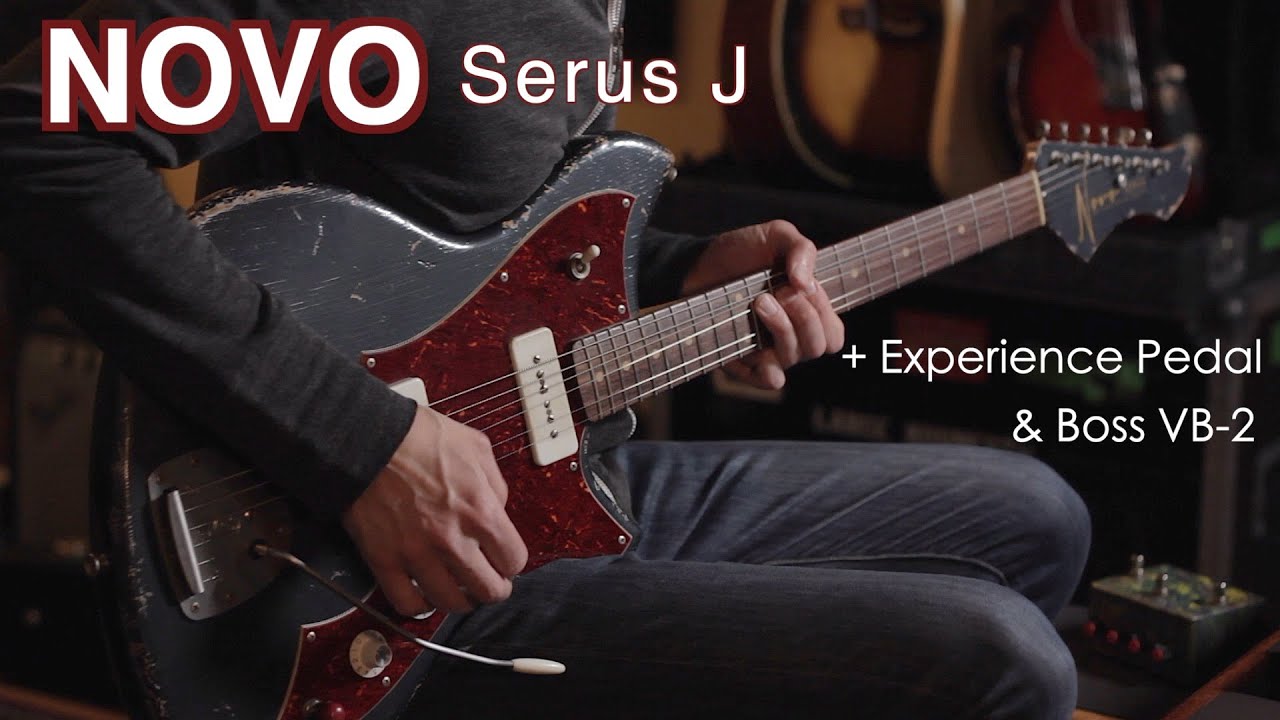 Novo Guitars Serus J + RARE Prescription Electronics Experience Pedal & Vintage Boss VB-2 pedal