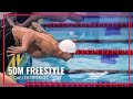 Caeleb dressel comes out on top after suspenseful 50m freestyle  2024 tyr pro swim series westmont