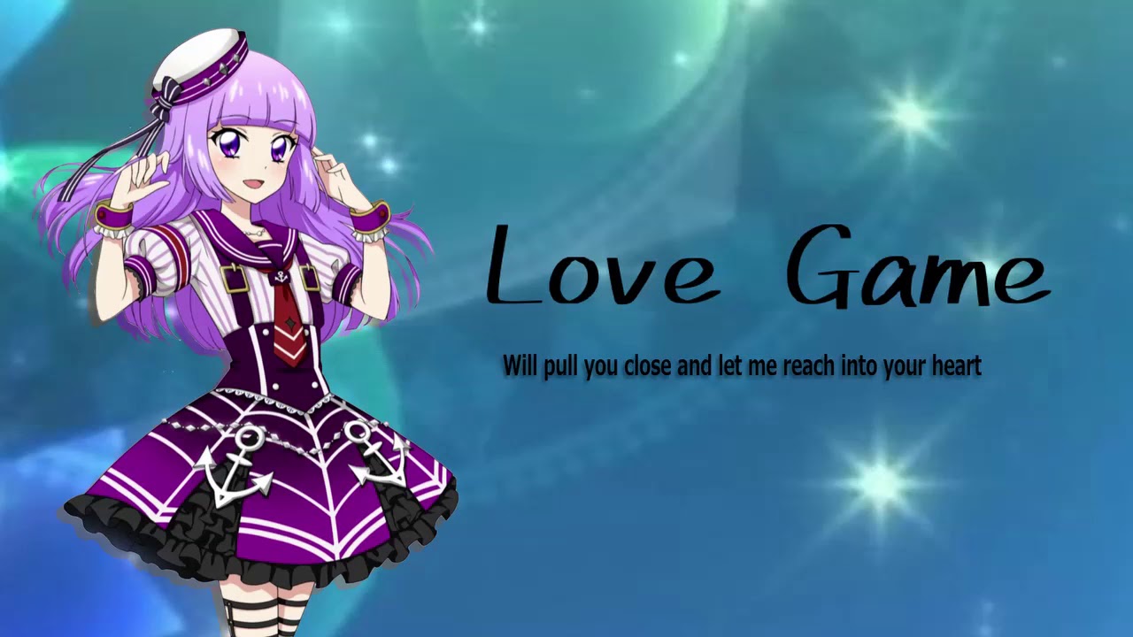 LOVE GAME Aikatsu TV Size english cover