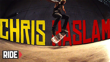 Chris Haslam Skateboarding in Slow Motion - Switch Frontside Back Foot Underflip