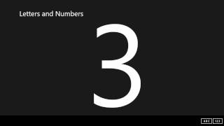 Letters and Numbers app for Windows 8 screenshot 3