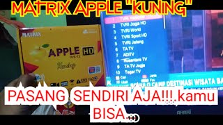 CARA PASANG SET TOP BOX 'MATRIX APPLE KUNING'