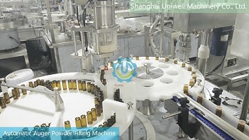 Monoblock Vial Feeding Filling Stoppering and Capping Machine, Medicine Powder Filler