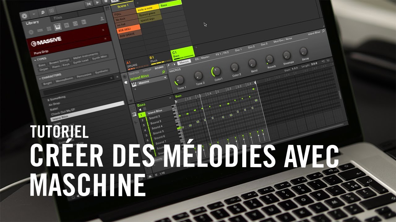 Comment créer des mélodies sur MASCHINE avec l'Expansion Pure Drip ...