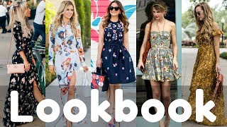 Trendy Summer Floral Dresses Lookbook 2018 | Summer Fashion Style