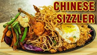 Chinese Sizzler Recipe | Chicken Sizzler Recipe | How To Make Chinese Sizzler | Varun Inamdar screenshot 5