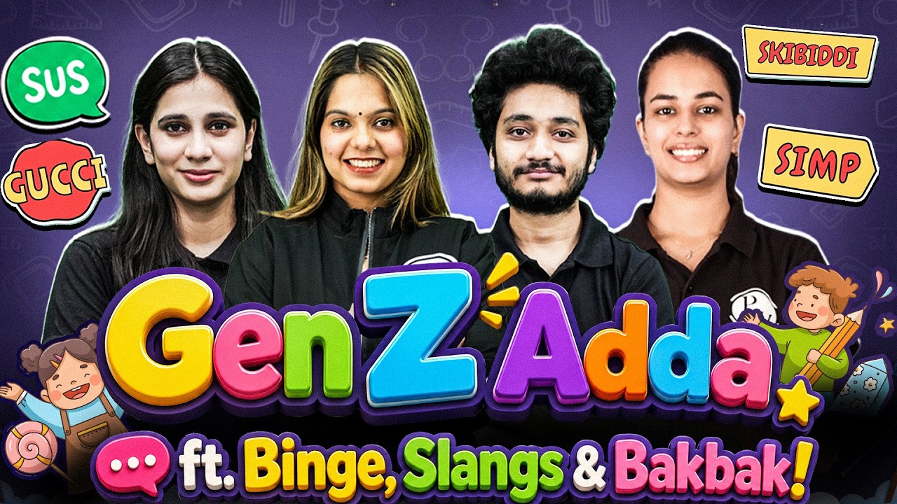 Gen Z Adda ft. Binge, Slangs & Bakbak!🤌😂 | Fun Friday | Fun with ...