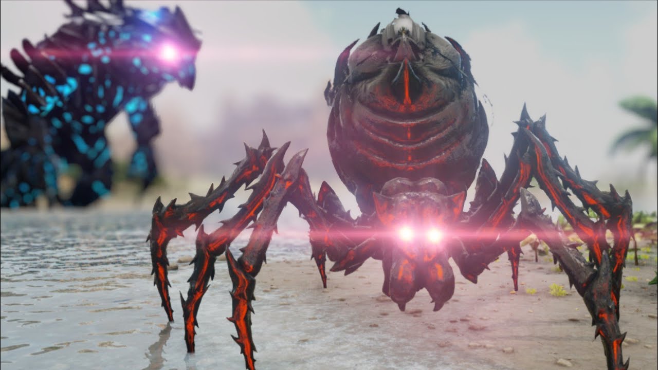 ESSA ARANHA VAI COMER O GIGANTE TITAN DA TRIBO RIVAL ?!? (ARKRRIVAIS)