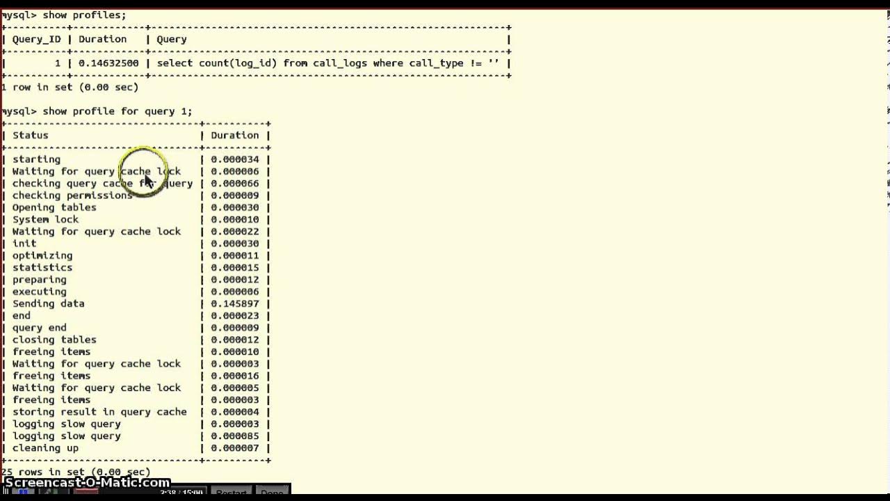 Introduction to MySQL Profiler - YouTube