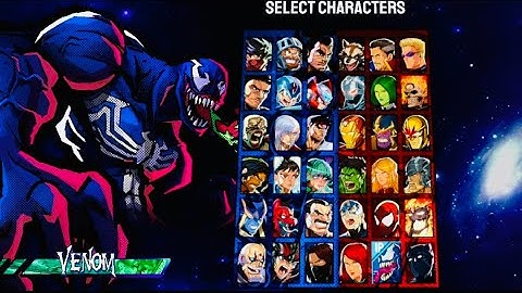 NEW Marvel vs. Capcom Infinite and Beyond Character Select Screen