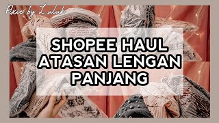 SHOPEE HAUL + TRY ON KAOS OVERSIZE BRANDED (H&M, GAB) CUMAN 30K!!!