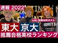 【速報】2022年東大・京大「推薦」合格高校ランキングを発表！！