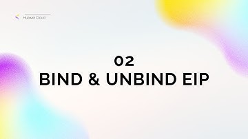 Huawei GaussDB: How to Bind & Unbind an EIP (Official Demo)