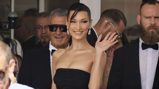 The stunning Bella Hadid at the Hotel Martinez in Cannes