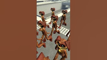 ZOONOMALY MONSTERS MONKEY VS DOGDAY TWO LEGS POPPY PLAYTIME 3 BIG CITY in Garry