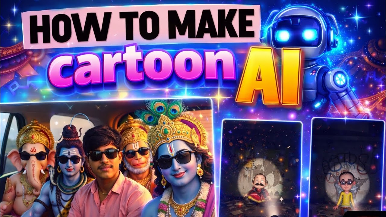How To Make Cartoon AI Images 🔥 Mobile Se | Free AI Cartoon Generator 2026