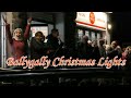 Ballygally christmas lights  n irish coastal event recording with scenery