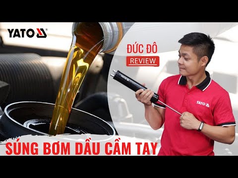Review | Súng Bơm Dầu Nhớt Cầm Tay 500m ( 2 Ống ) Yato YT-0707