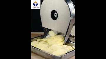 Electric potato chips slicer