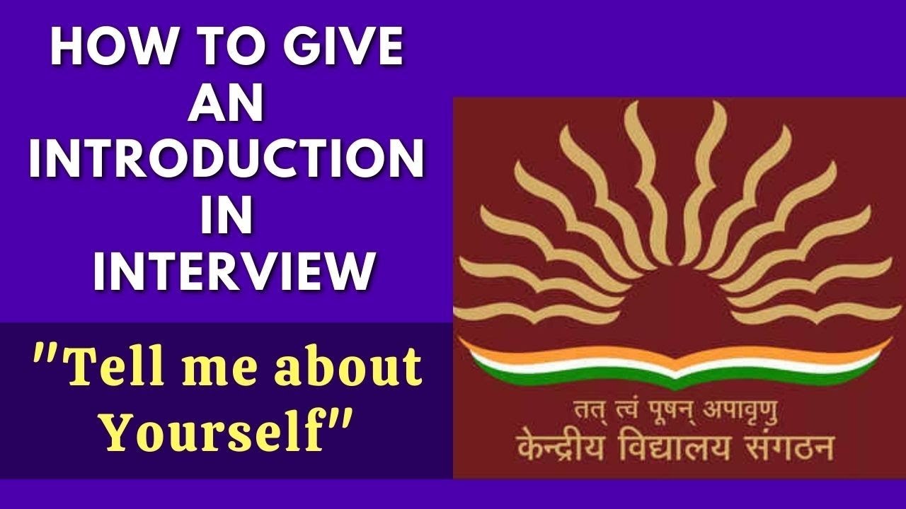 Gave An Introduction How to give an Introduction in Interview || Tell me about Yourself ...