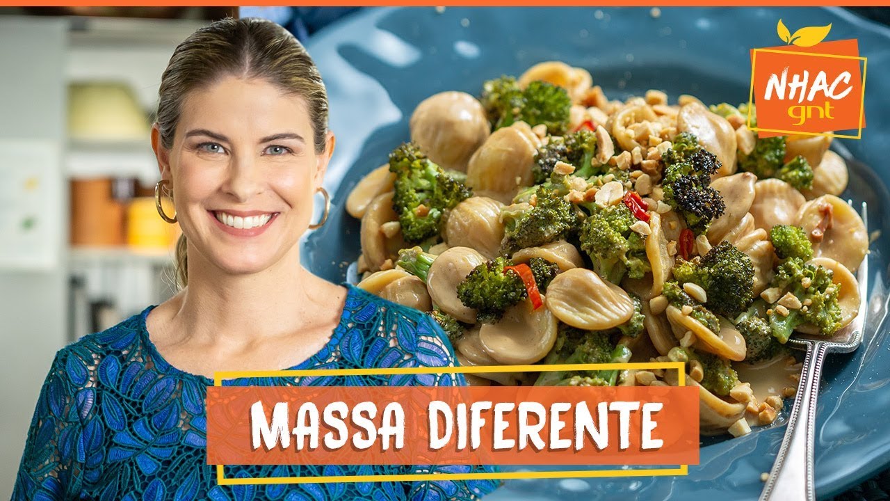 Macarrão picante com brócolis e molho de amendoim | Rita Lobo | Cozinha Prática