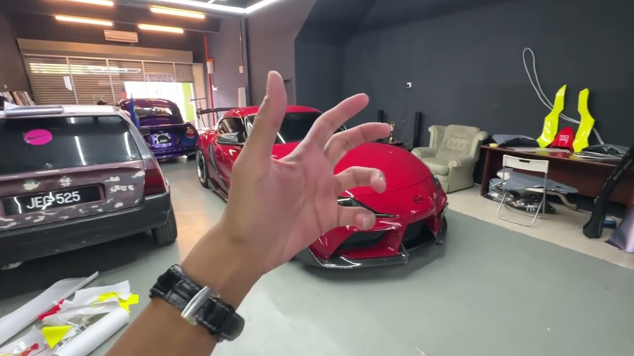 TOYOTA SUPRA MK5 FULL WRAP | YAXAN WRAP STUDIO | REVIEW EXHAUST KAW KAW SUPRA KUAT 3.0