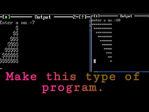 Pattern Program of c++ language.