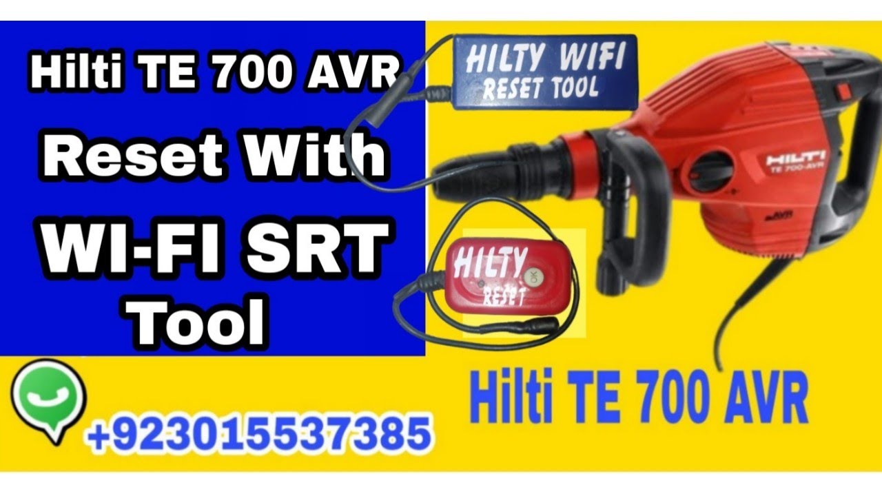 HiltiTE 700 AVR Red Light On Problem Hilti Hammer Reset With WIFi SRT hiltite-700-avr-red-light-on-problem-hilti-hammer-reset-with-wifi-srt