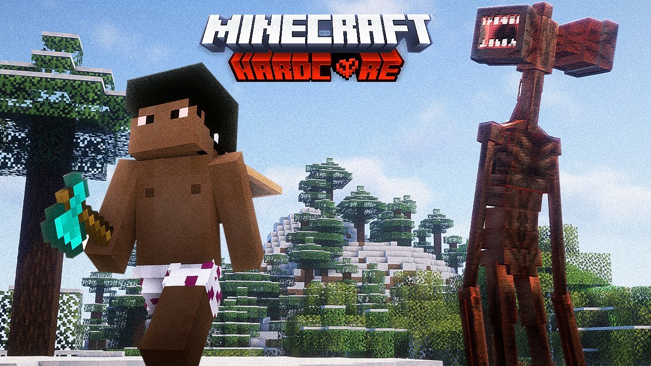 NEW SIREN HEAD MOD is TERRIFYING! Surviving Minecraft's Siren Head