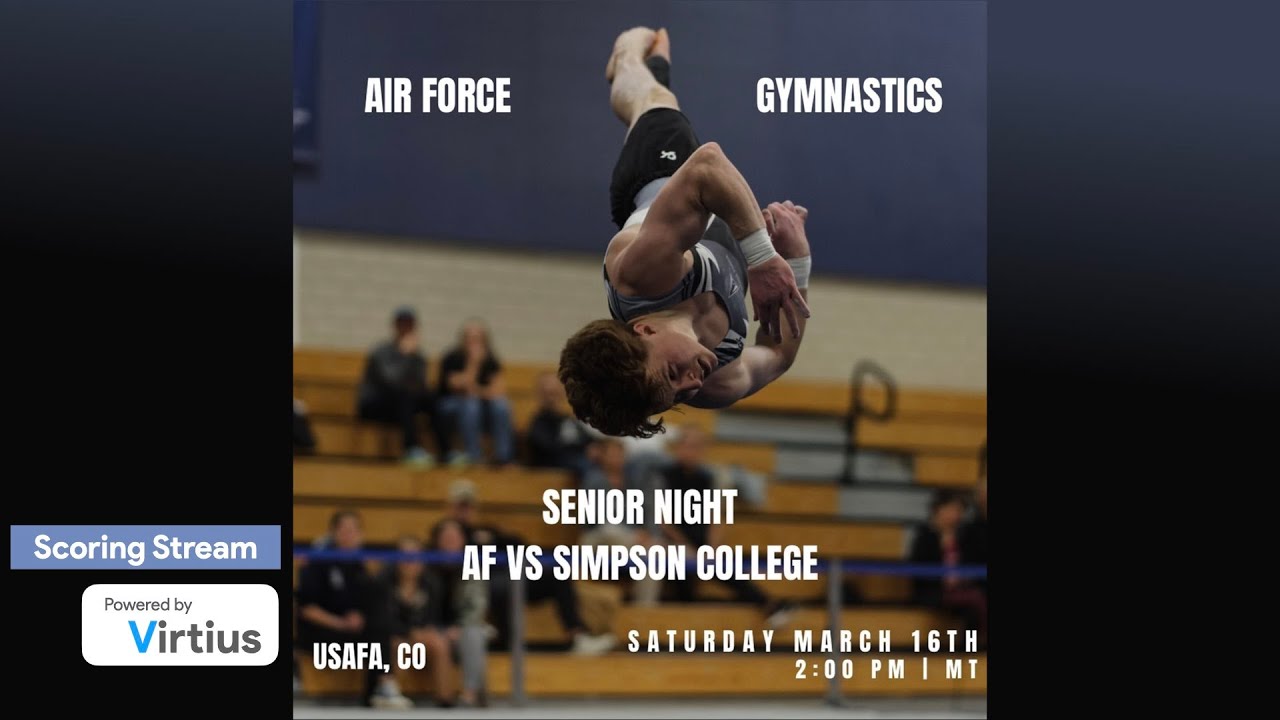Virtius Scoring Stream - Air Force vs Simpson - Men's NCAA Gymnastics ...