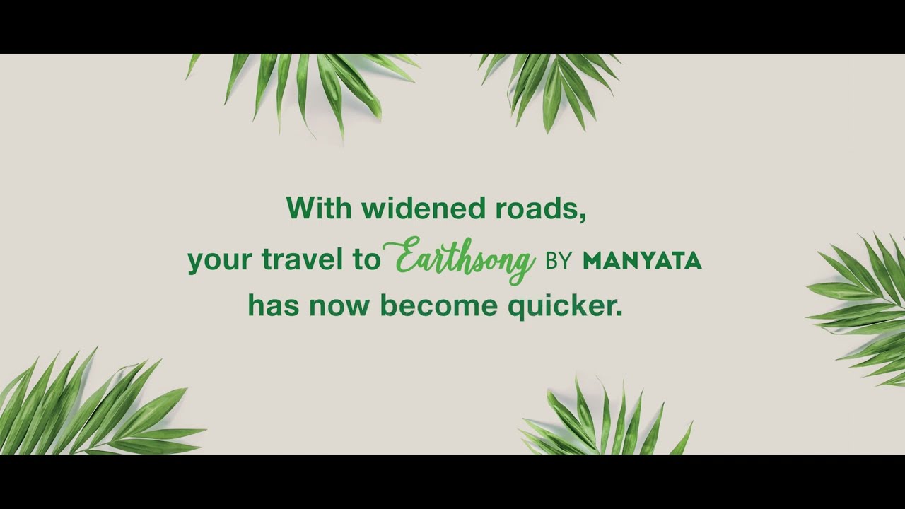 The road to your dream home @ Earthsong by Manyata gets closer and better. Take a look!