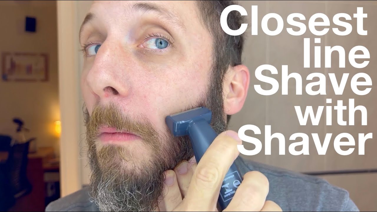 Good? The Closest Line Shave from an Electric Shaver! YouTube