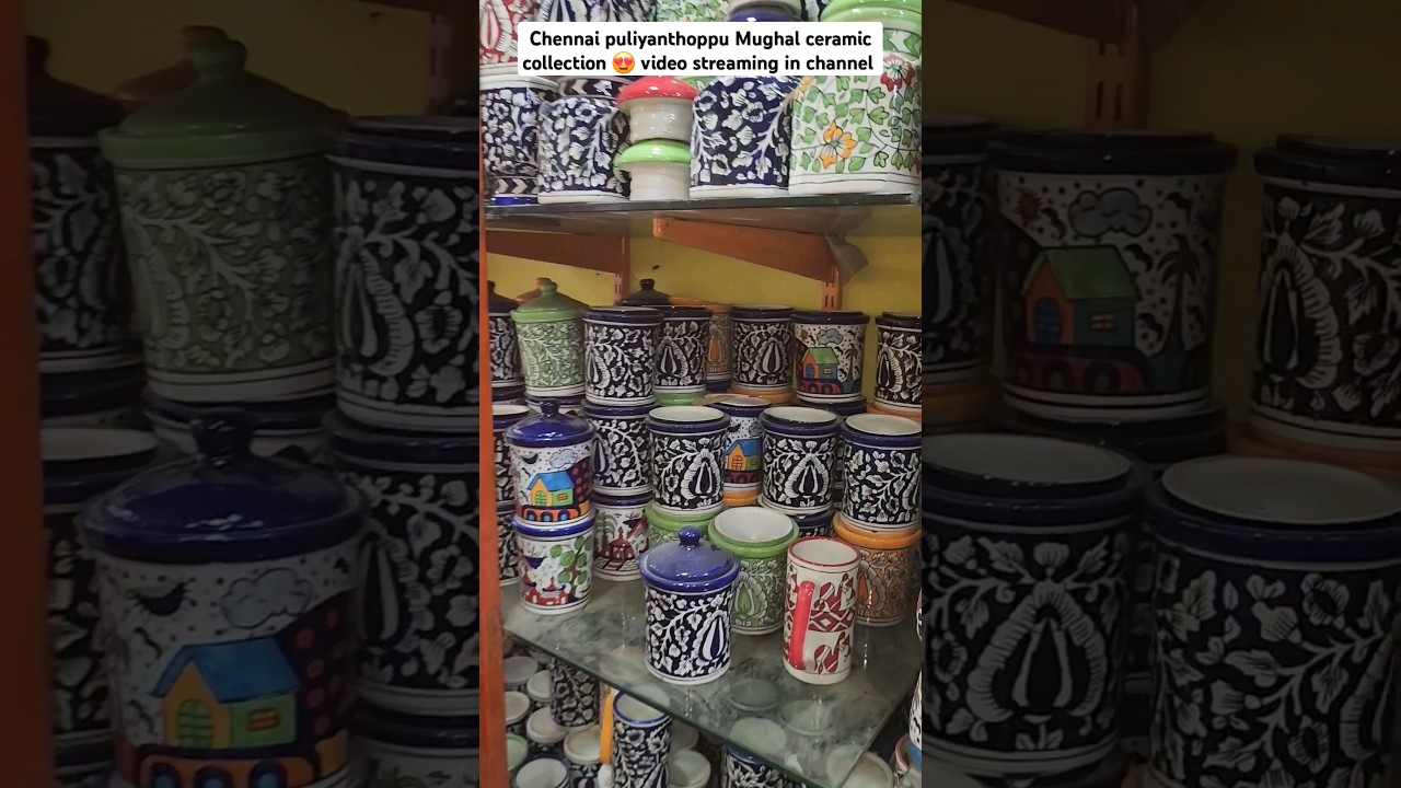 mughal ceramic collection😍 15rs onwards don't miss to watch link in description 