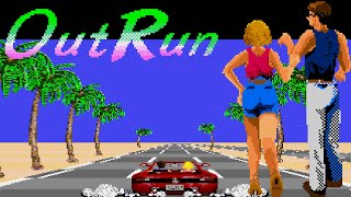 Out Run (MD · Sega Mega Drive) video game port | full game (Pro & Hyper modes) session 🚗🏁🎮