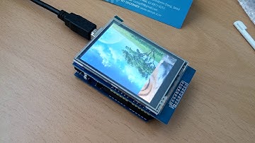 Arduino Uno 로 2.8인치 TFT Touch LCD Shield 를 장착해서 SD카드 BMP 출력 테스트 해보기