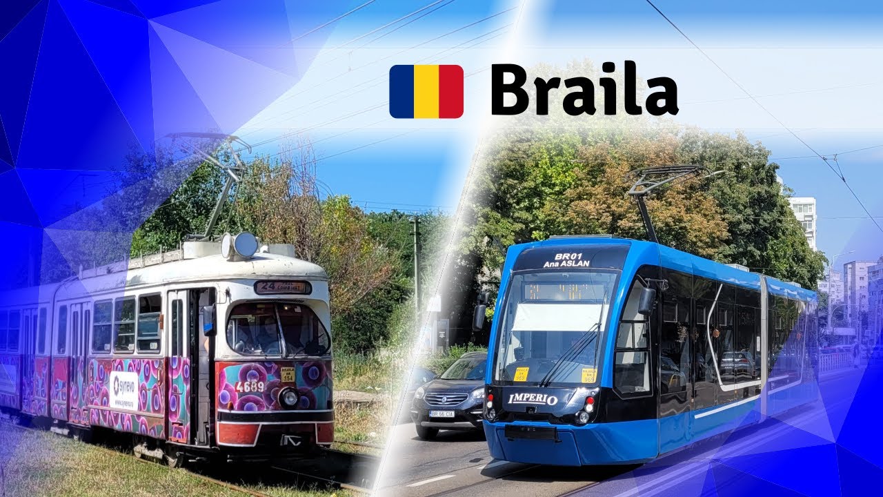 Trams in Braila: Turning point between the Danube and the Salt Lake (2024)