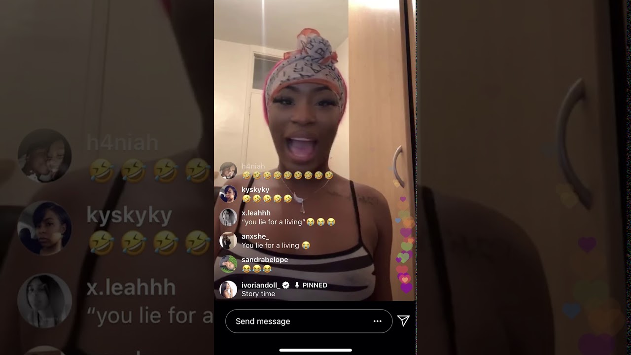 IVORIAN DOLL FUNNY INSTAGRAM LIVE STORYTIME!
