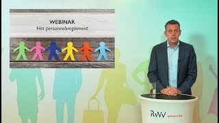 Webinar Arbeidsrecht Het Personeelsreglement